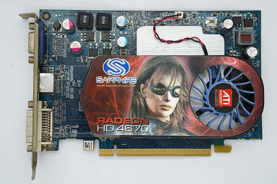 蓝宝石SAPPHIRE HD4670 HM 256MB 显示卡（ATI Radeon HD4670芯片）